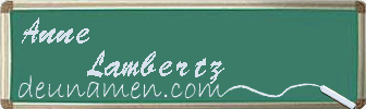 Anne Lambertz Visitenkarte